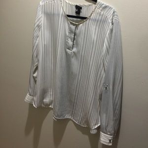 Ann Taylor striped blouse.